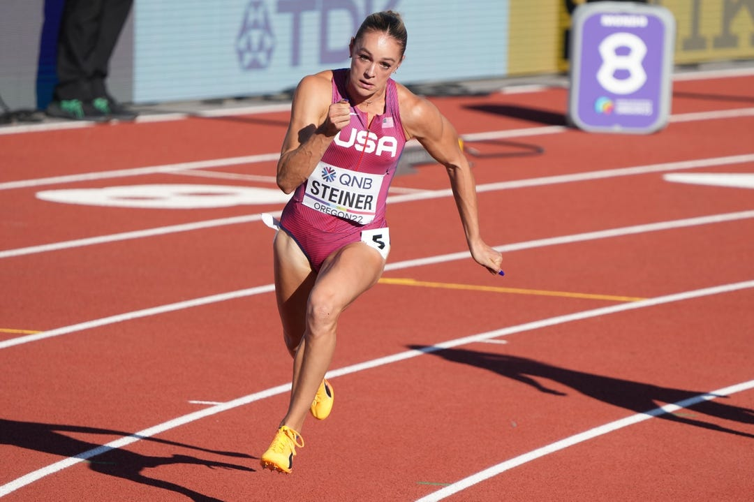 Abby Steiner Finishes Fifth in 200Meter Final at World Championships