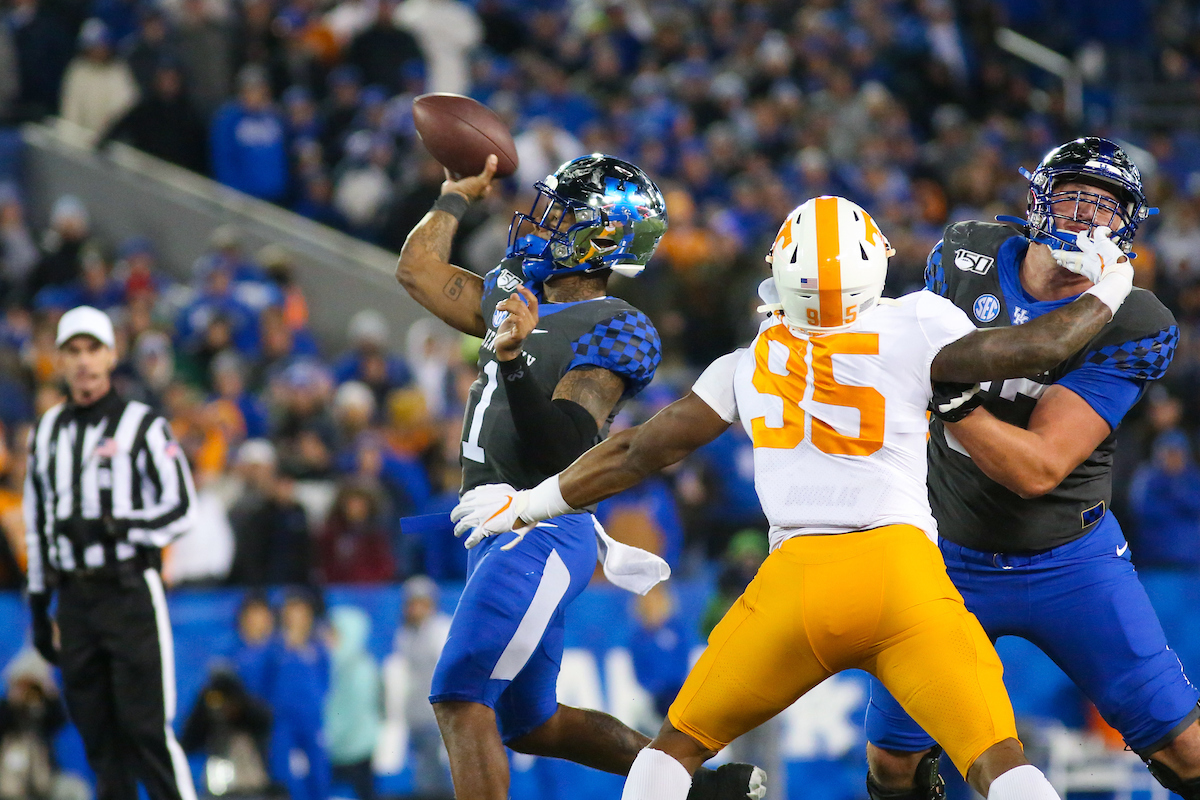 Lynn Bowden.

Kentucky falls to Tennessee 17-13.

Photo by Sarah Caputi | UK Athletics