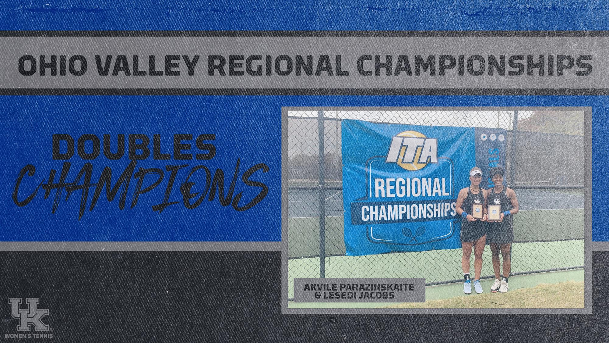 Paražinskaite, Jacobs Earn Second Straight Doubles Championship