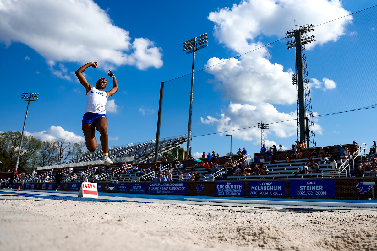 Kendall Jordan.

2022 Kentucky Invitational.

Photo by Eddie Justice | UK Athletics