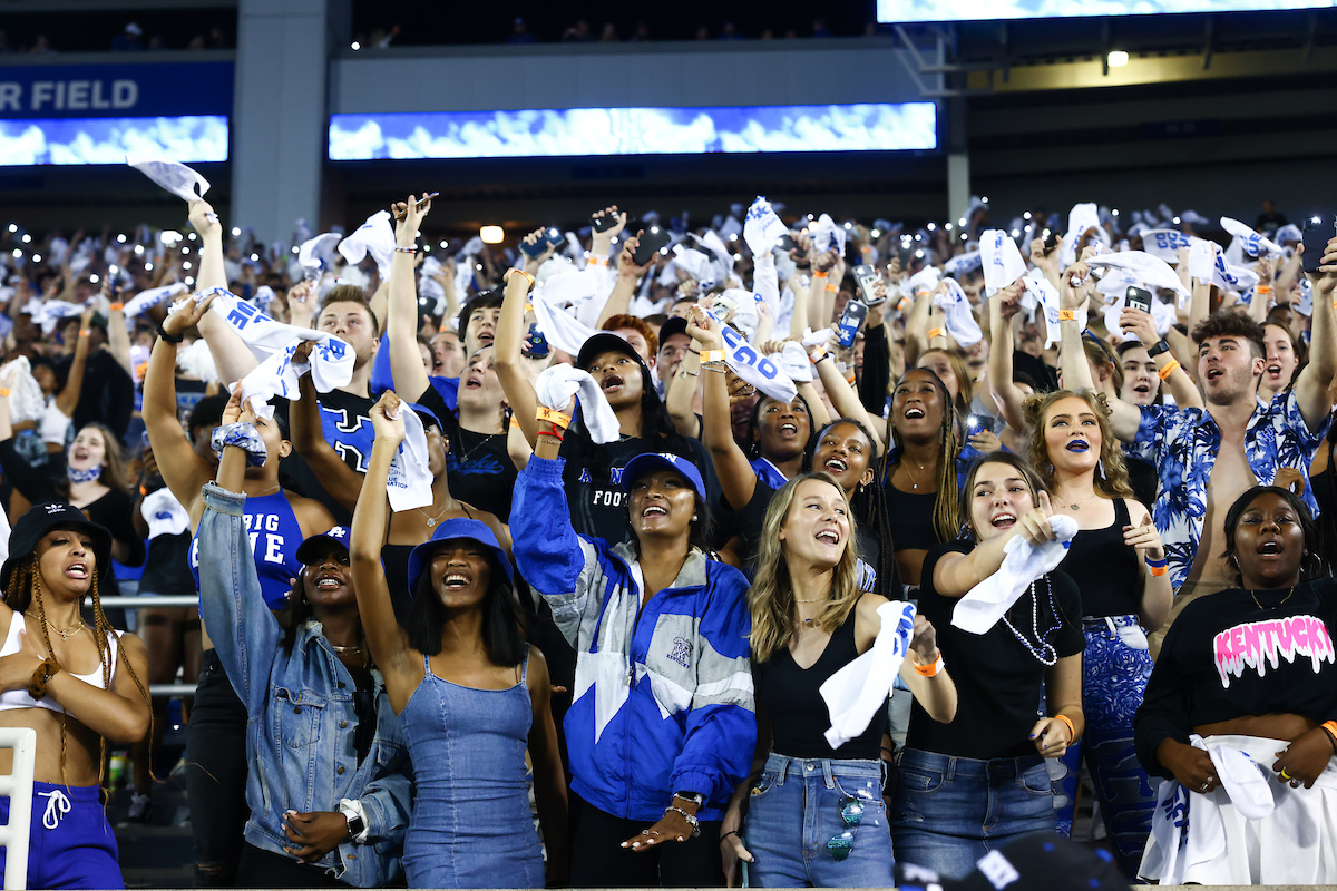 Fans.

UK beat LSU 42-21.

Photo by Elliott Hess | UK Athletics