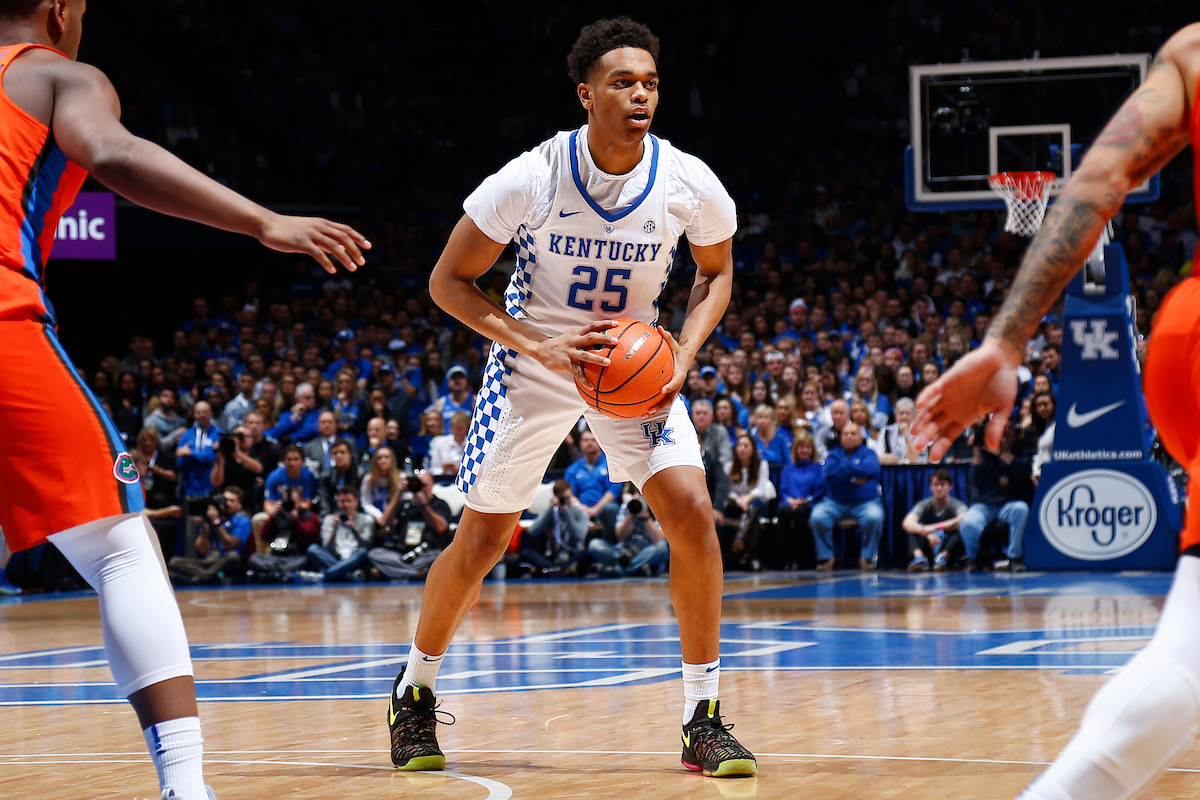 PJ Washington.

The University of Kentucky men's basketball team falls to Florida 66-64 on Saturday, January 20, 2018 at Rupp Arena in Lexington, Ky.

Photo by Quinn Foster I UK Athletics