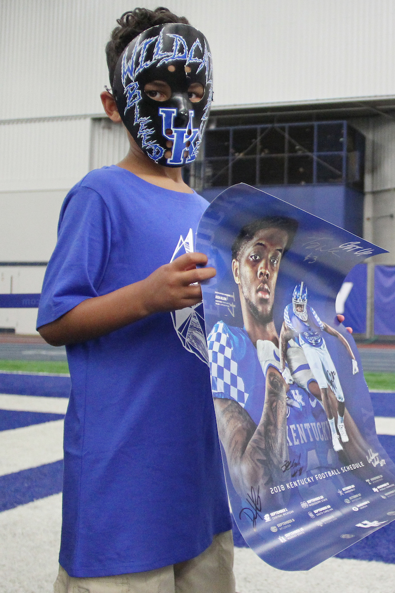 Fan.

The University of Kentucky football team hosts fan day on Saturday August 4th, 2018 in Lexington, Ky.

Photo by Quinlan Ulysses Foster I UK Athletics