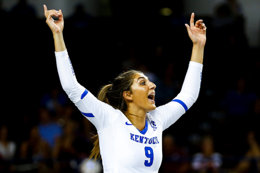 Kylie Schmaltz.

UK Volleyball beats Mississippi State University.

Photo by Isaac Janssen | UK Athletics