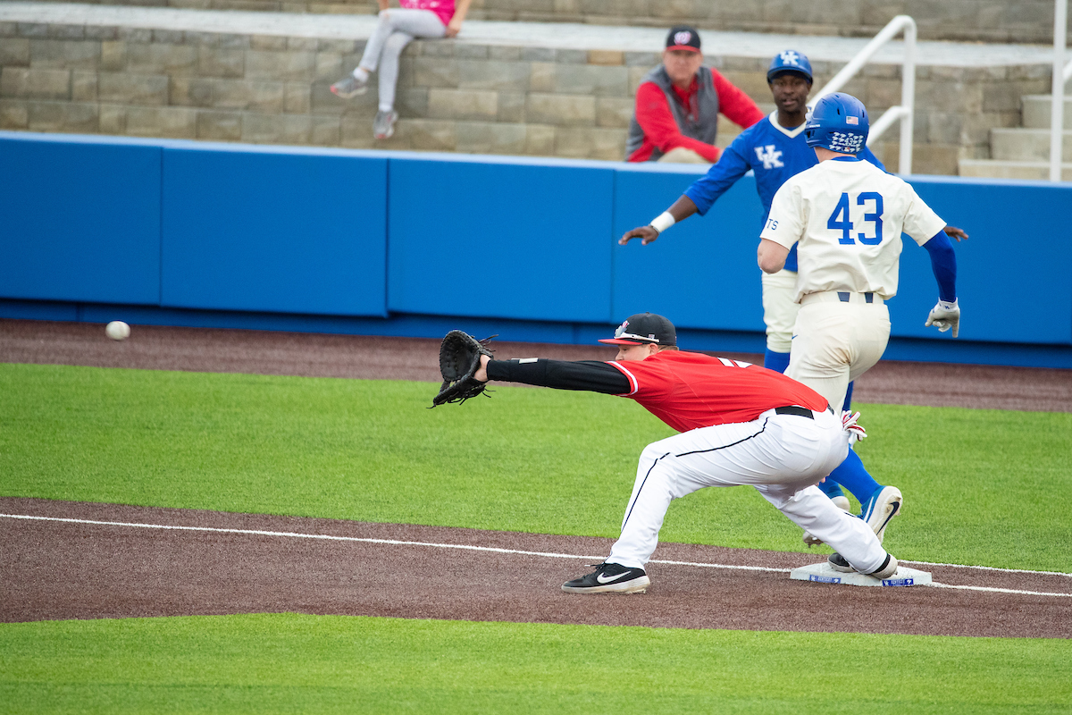 Kentucky Wildcats Breydon Daniel (43)

UK over WKU 15-0 at Kentucky Proud Park. 

Photo by Mark Mahan | UK Athletics
