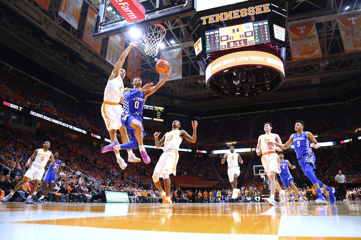 Quade Green.

The University of Kentucky men's basketball team falls to Tennessee 76-65 on Saturday, January 6, 2018, at Thompson-Boling Arena in Knoxville, TN.

Photo by Chet White | UK Athletics