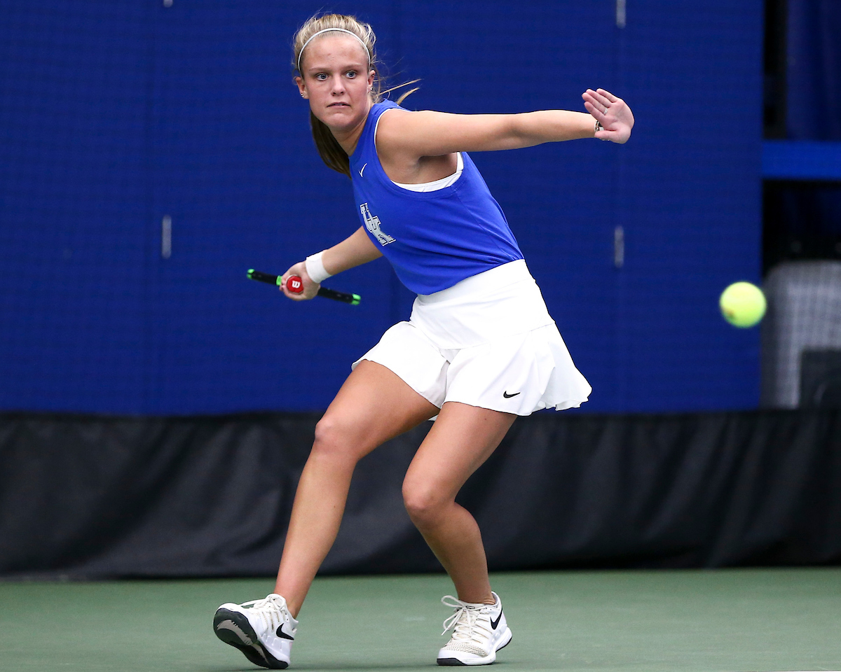Ellie Eades.

Kentucky defeats Miami Ohio 5-2.

Photo by Grace Bradley | UK Athletics