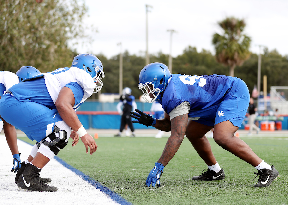 Bowl Practice Day 2.

Photo by Britney Howard  | UK Athletics