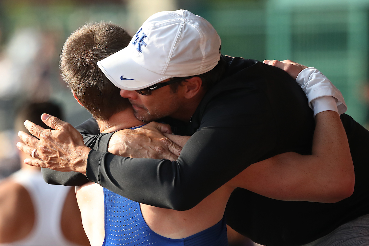 Tim Duckworth. Toby Stevenson.

Day two of the NCAA Track and Field Outdoor National Championships. Eugene, Oregon. Thursday, June 7, 2018.

Photo by Chet White | UK Athletics