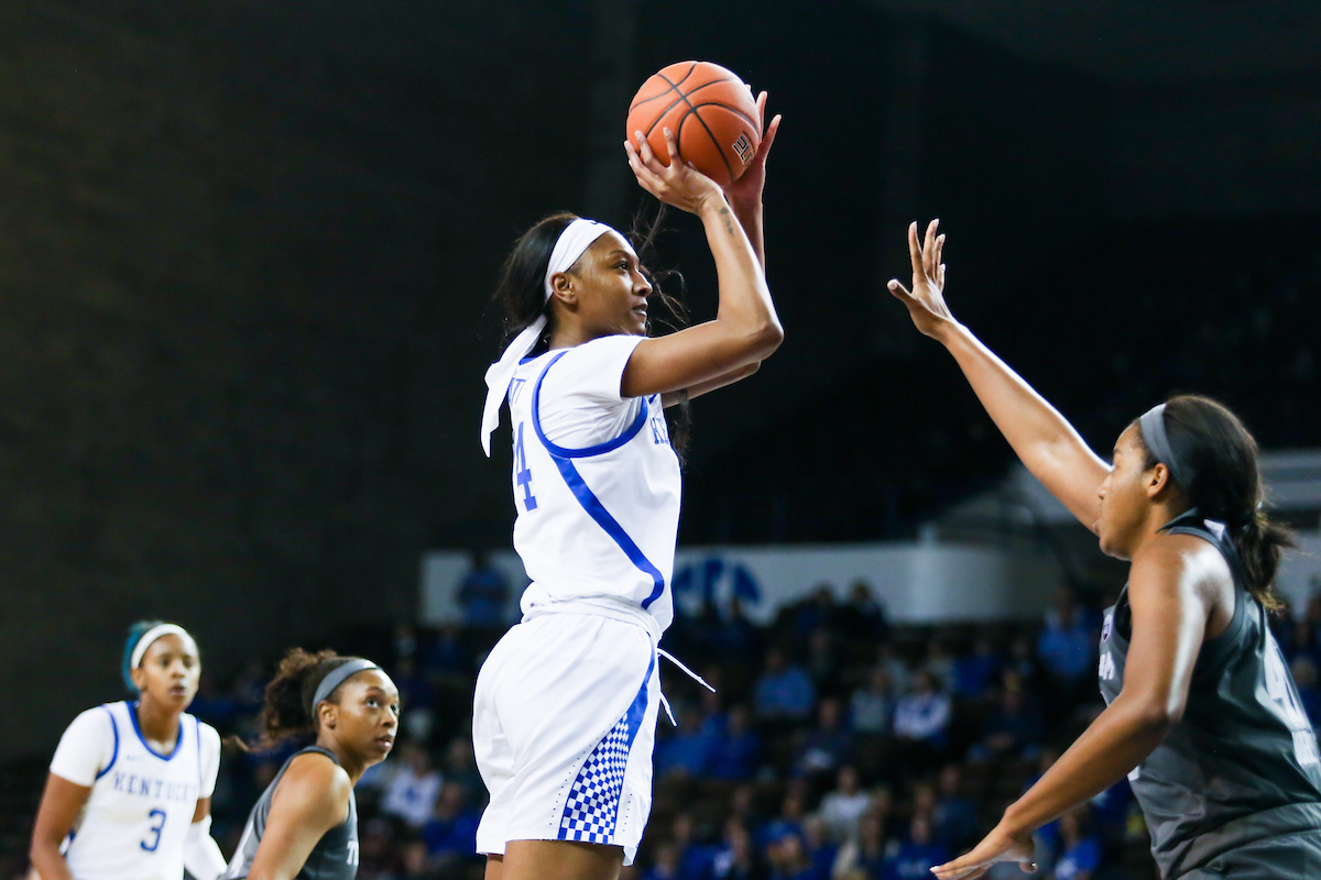 The UK women's basketball team falls to Texas A&M on Thursday, November 28, 2019.

Photo by Hannah Phillips | UK Athletics