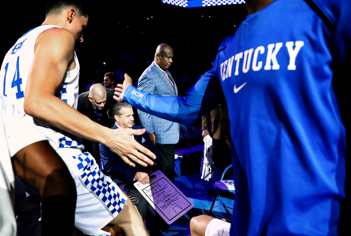 Coach Calipari.

Kentucky beat Tennessee State, 77-62.


Photo by Elliott Hess | UK Athletics