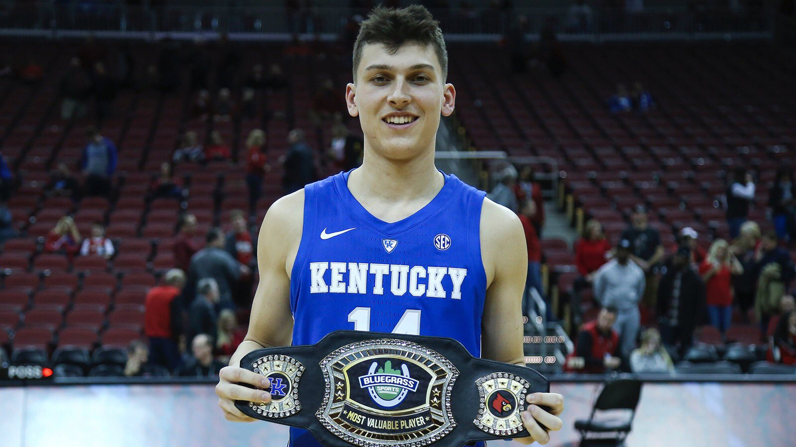 Herro Named MVP of UK/U of L Game by Bluegrass Sports Commission