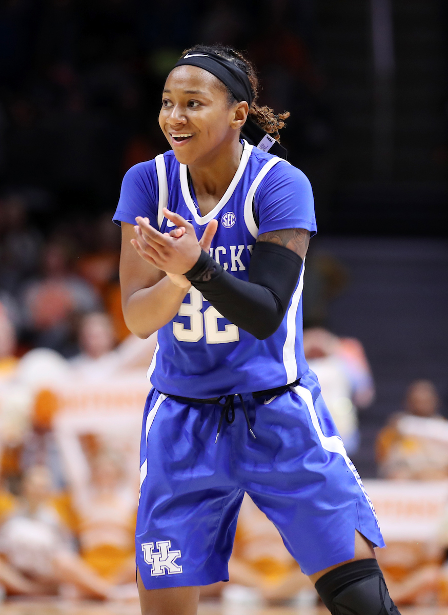 Jaida Roper
The UK Women's Basketball team beats Tennessee 73-71. 

Photo by Britney Howard  | UK Athletics