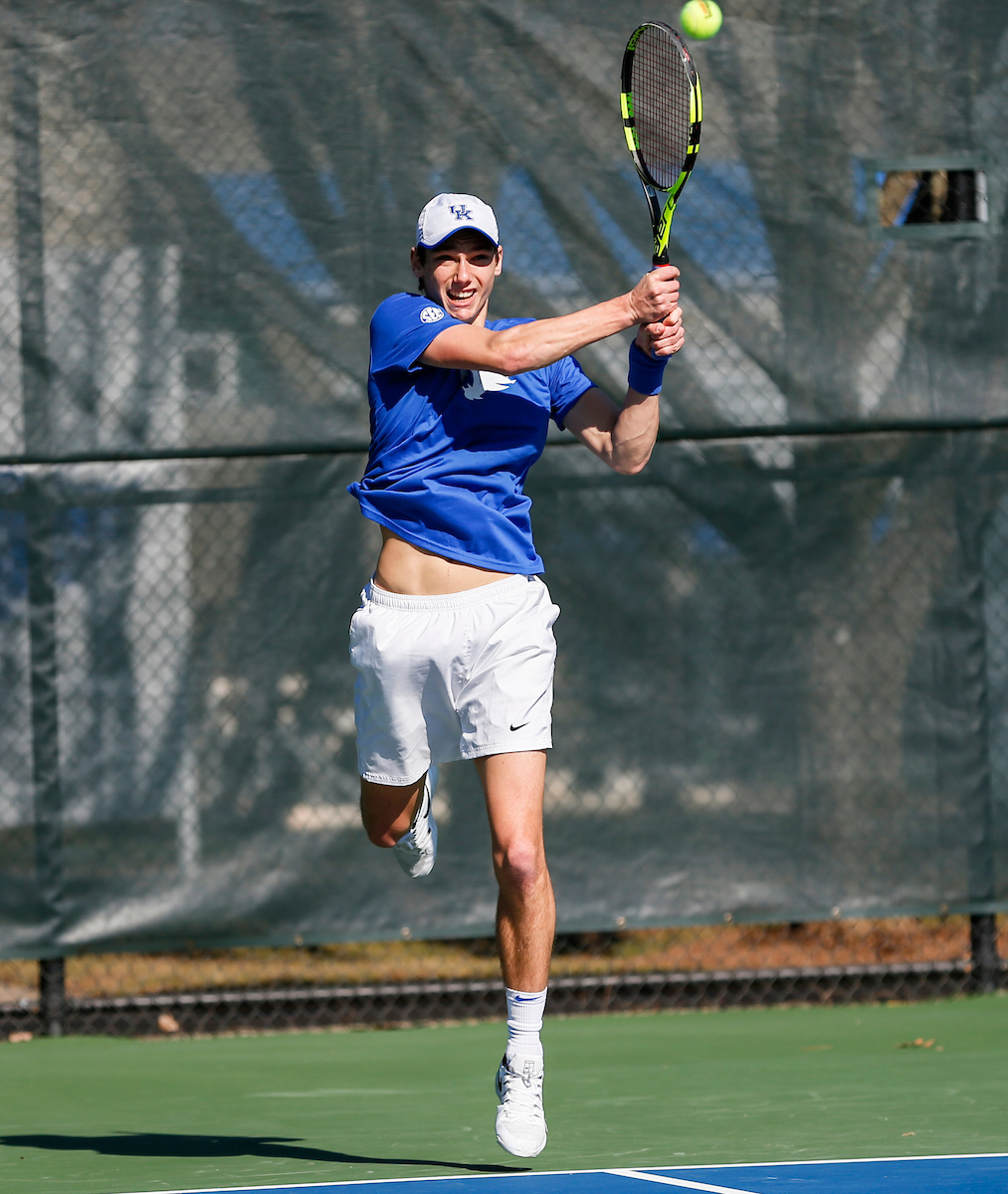 Cesar Bourgois.


The University of Kentucky Mens Tennis team takes on Virginia Mens Tennis 

Photo by Isaac Janssen | UK Athletics