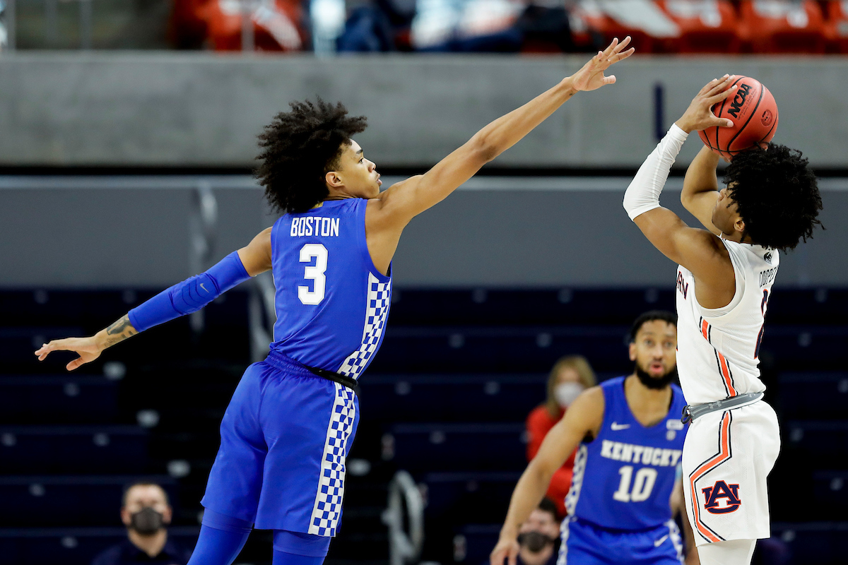 Brandon Boston Jr.

Kentucky loses to Auburn, 66-59.

Photo by Chet White | UK Athletics