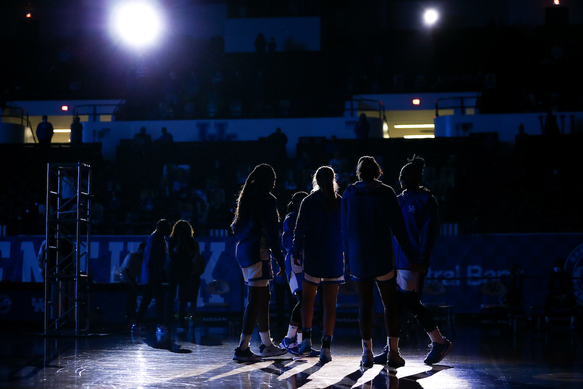 Starters. Intro. 

Kentucky beats Marshall 79-45.

Photo by Eddie Justice | UK Athletics