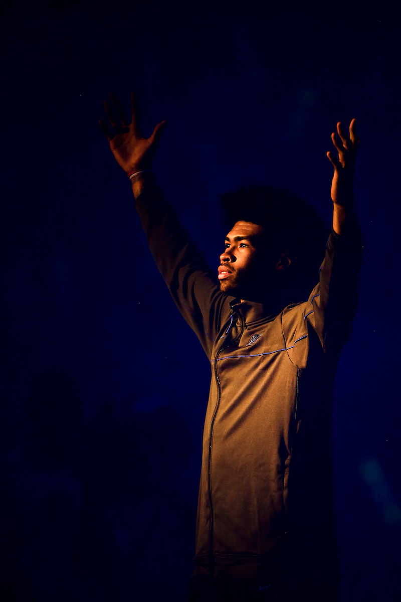 Nick Richards. 

2019 Big Blue Madness. 

Photo by Eddie Justice | UK Athletics