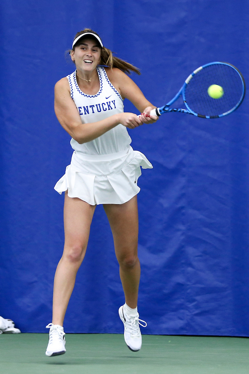 Carlota Molina.

Kentucky loses to Vanderbilt 6-1.

Photo by Grace Bradley | UK Athletics