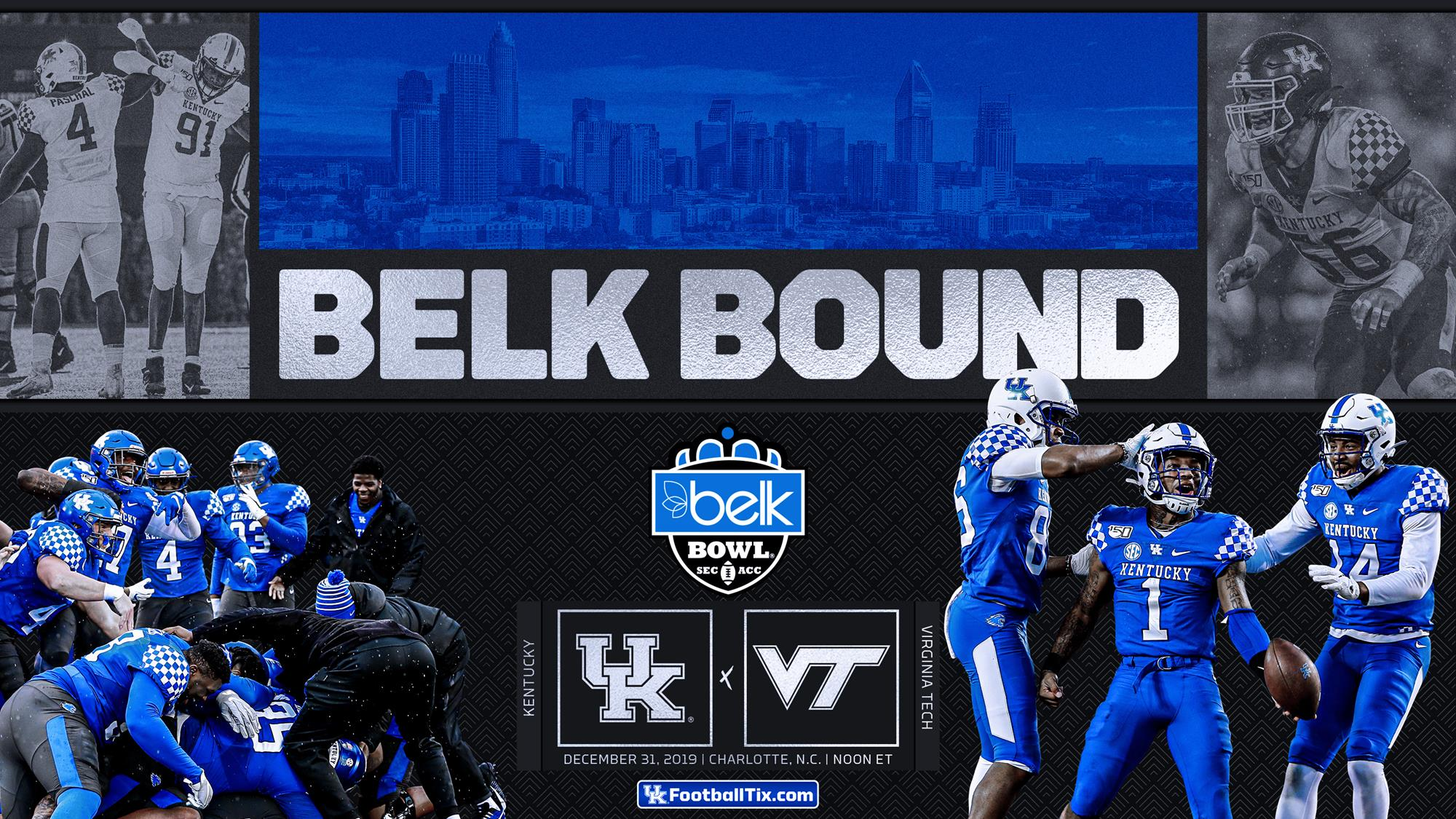 Kentucky Headed to Belk Bowl