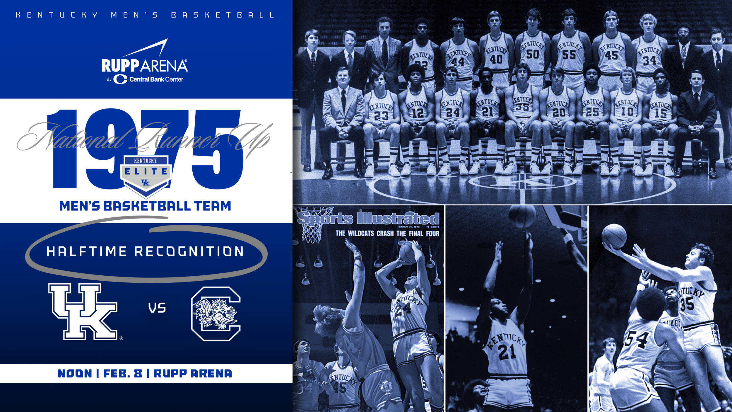 50th Reunion for 1975 Kentucky Men’s Basketball Team is Saturday