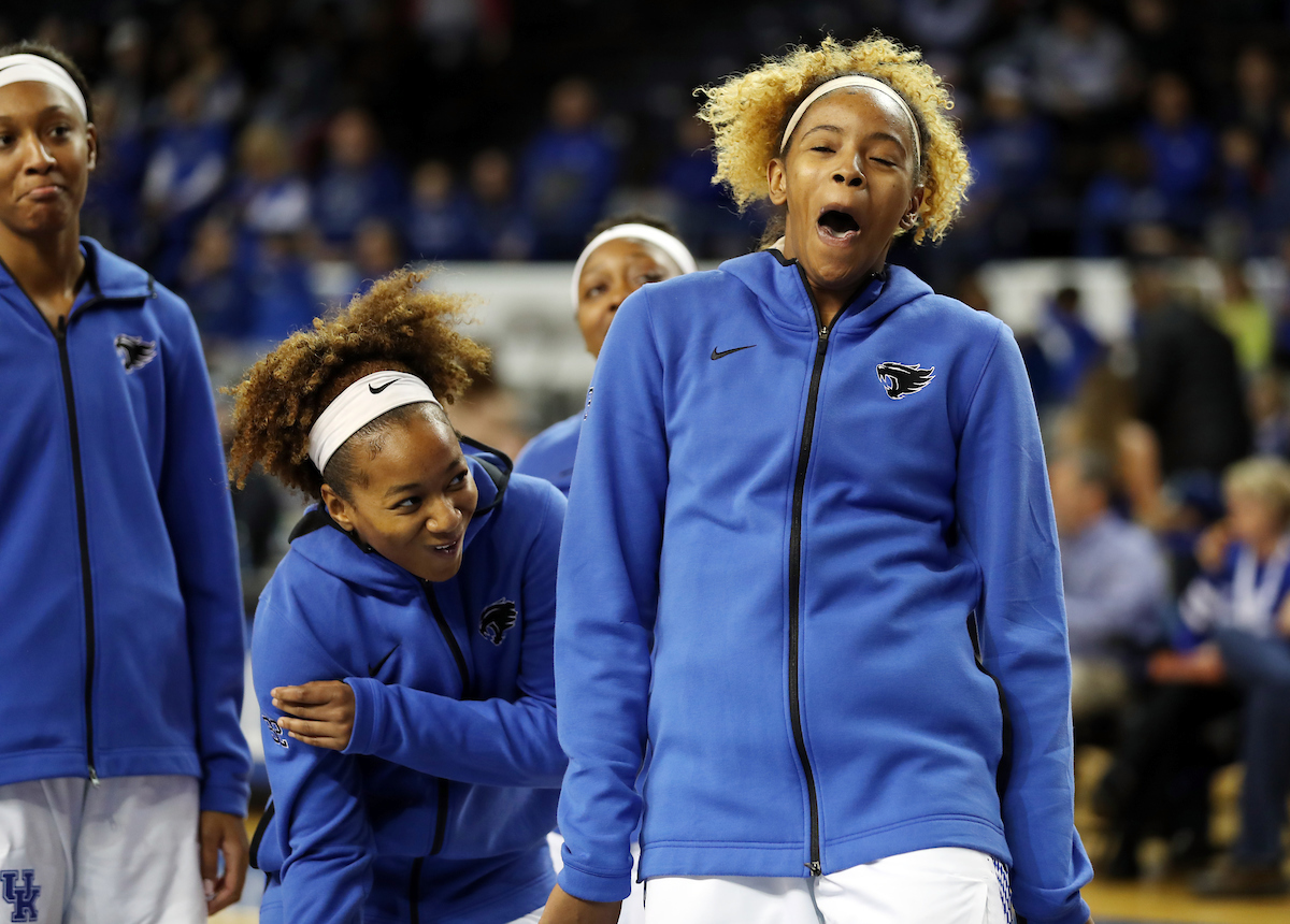 KeKe McKinney
The women's basketball team beat Murray State 88-49 on Friday, December 21, 2018. 

Photo by Britney Howard  | UK Athletics