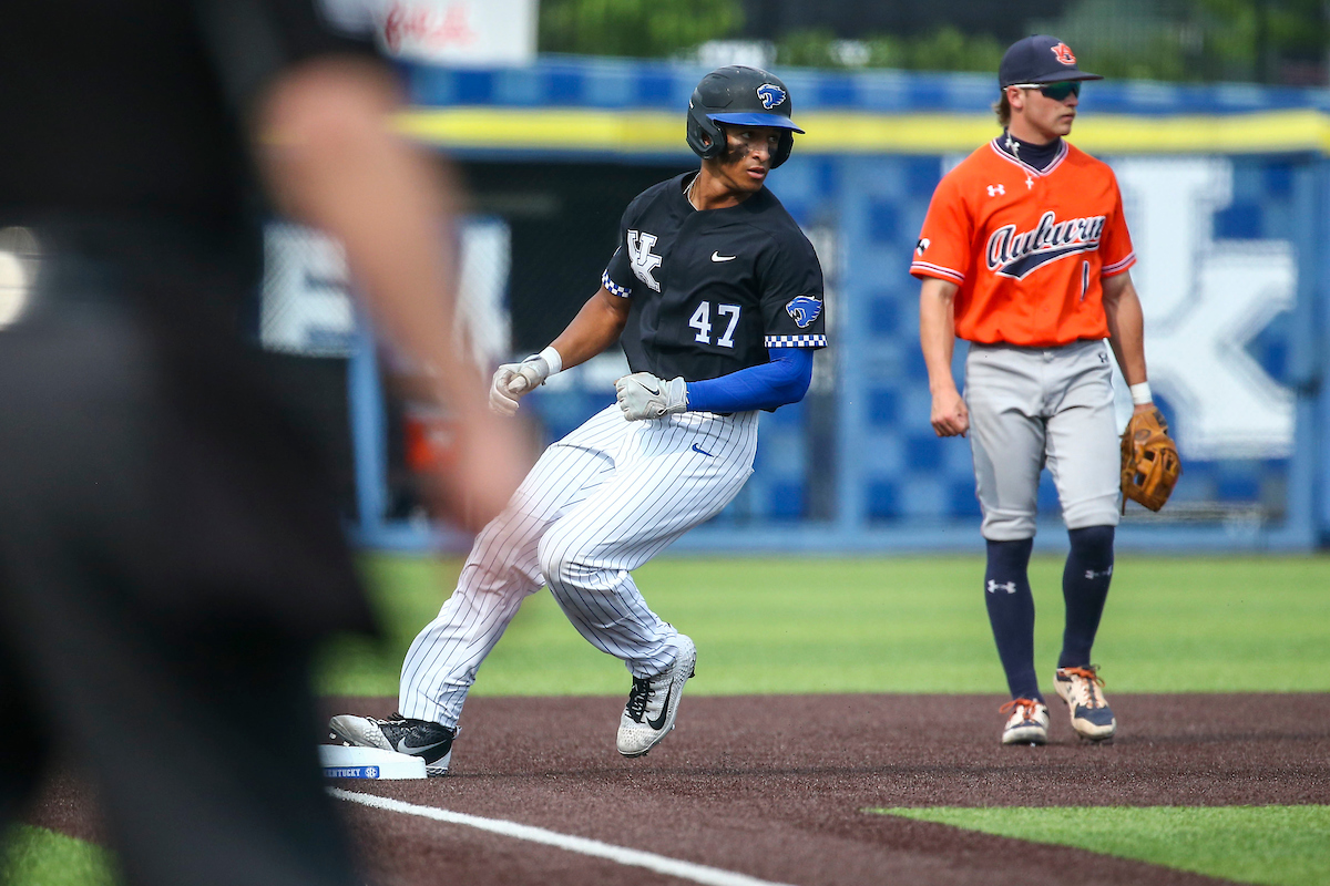 Ryan Ritter.

Kentucky beats Auburn 6-3.

Photo by Sarah Caputi | UK Athletics