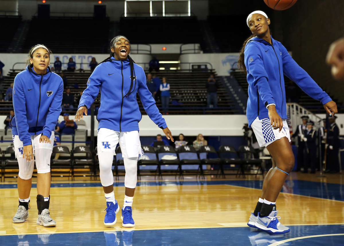 Taylor Murray, Tatyana Wyatt

UK women's basketball beats Morehead State. 

Photo by Britney Howard  | UK Athletics