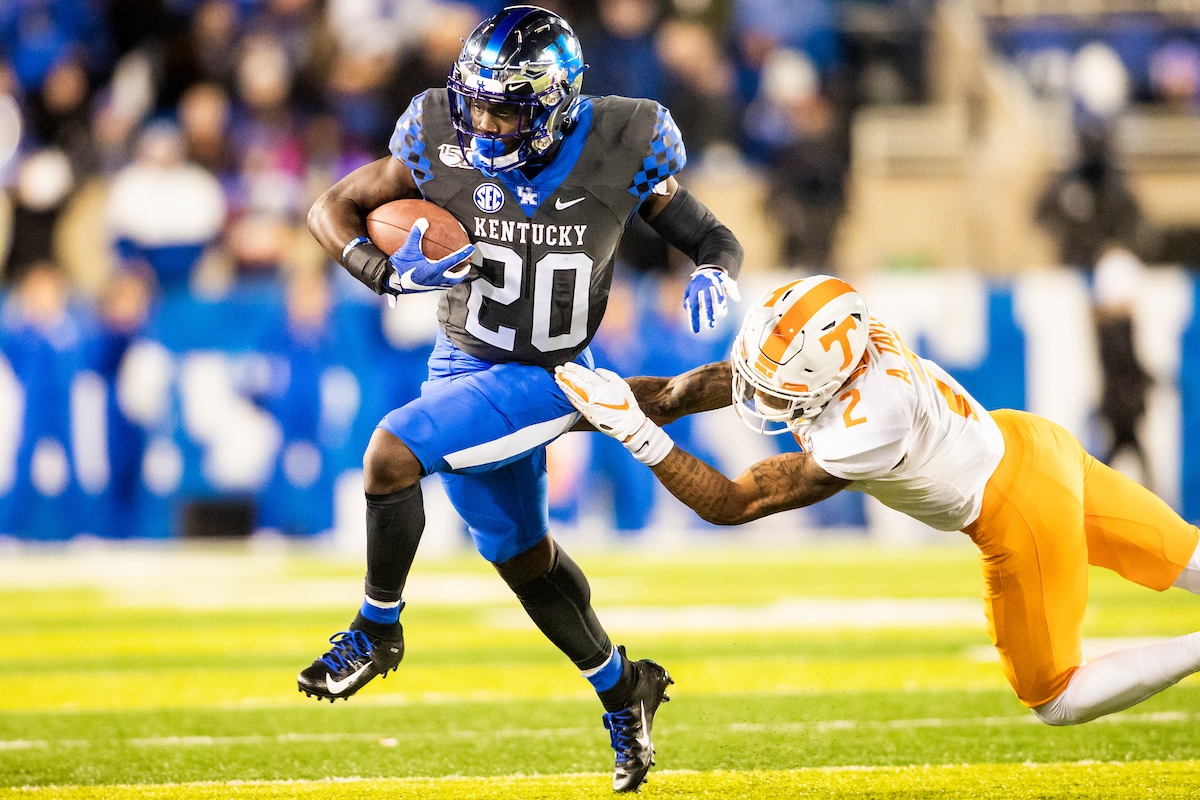 Kavosiey Smoke.

Kentucky falls to Tennessee 17-13.

Photo by Chet White | UK Athletics
