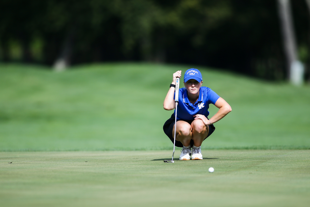 Sarah Shipley.

Kentucky women's golf practice at the University Club of Kentucky.

Photo by Grant Lee | UK Athletics
