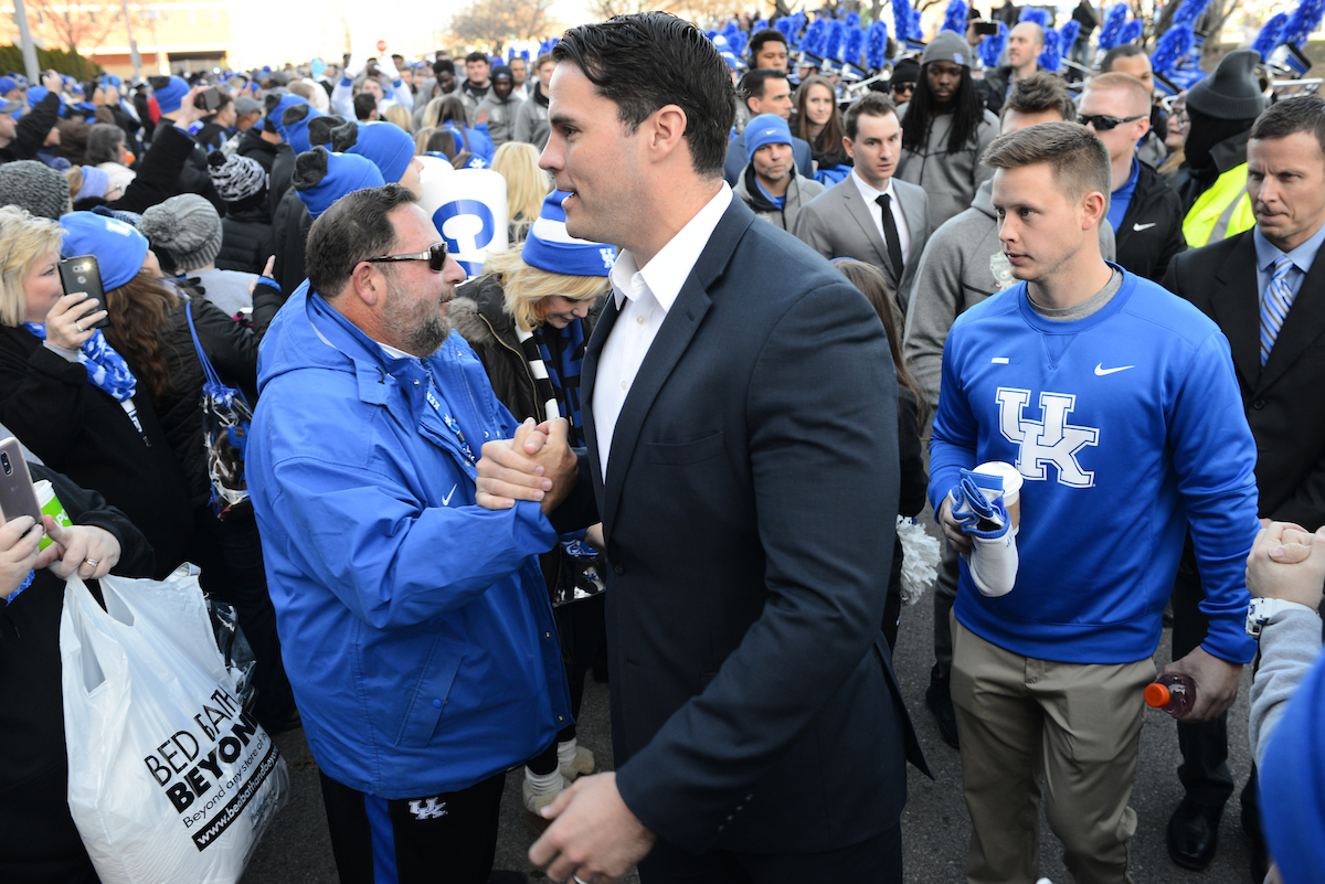 The University of Kentucky football team falls to Northwestern 23-24 in the Music City Bowl on Friday, December 29, 2017, at Nissan Field in Nashville, Tn.