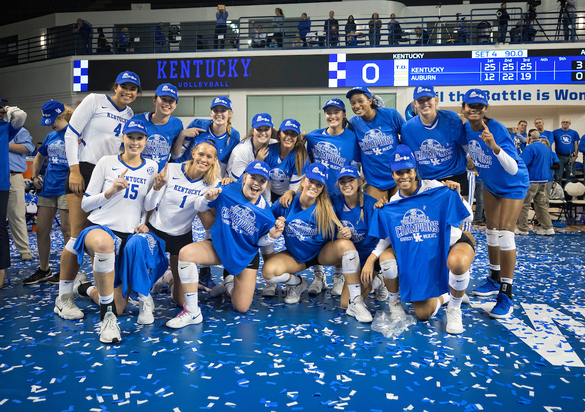 as Kentucky defeated  Auburn 3-0 on November 24, 2018.  Photo by Mark Cornelison | UKphoto
