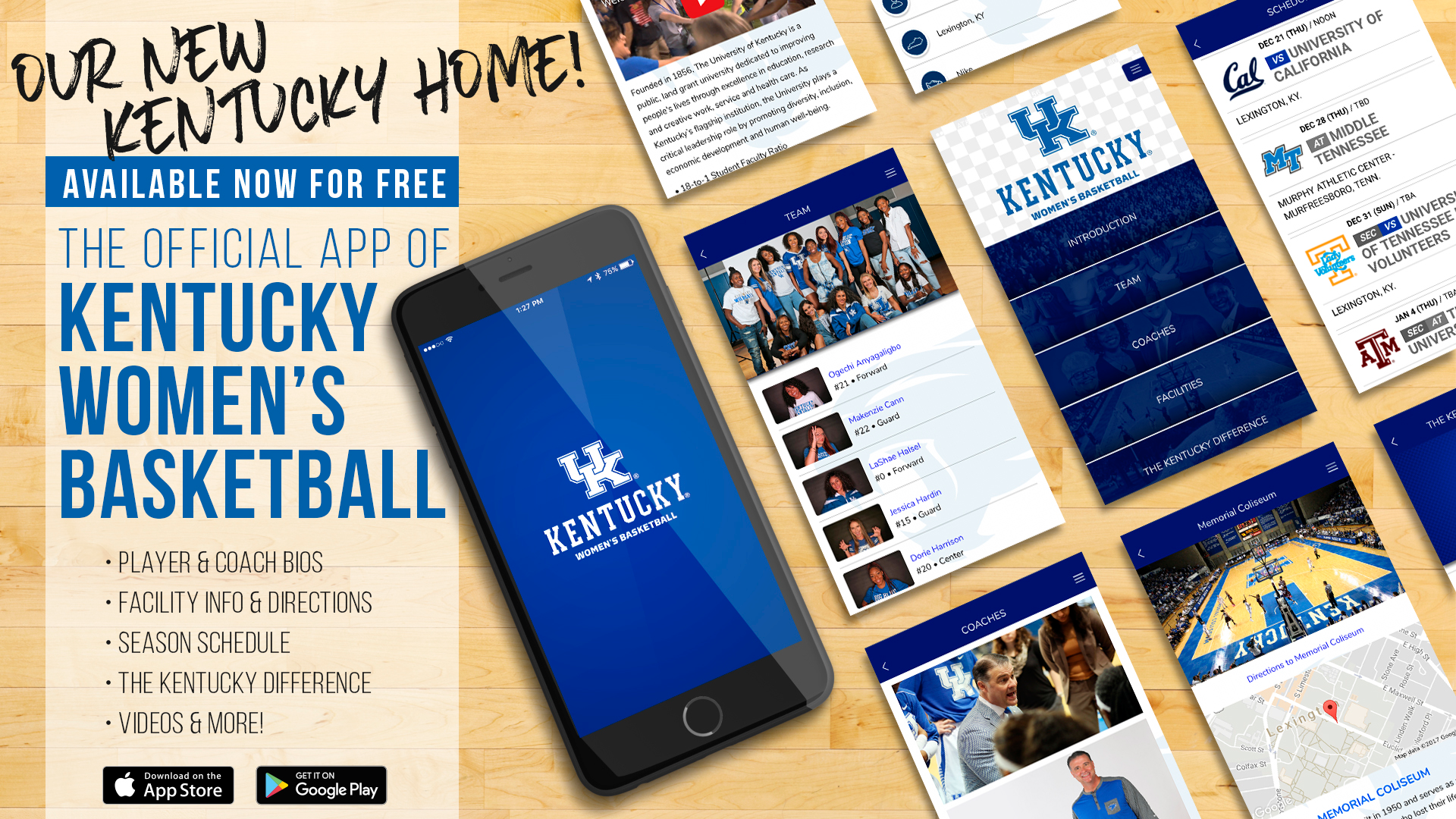 Kentucky Women’s Basketball Launches Official App