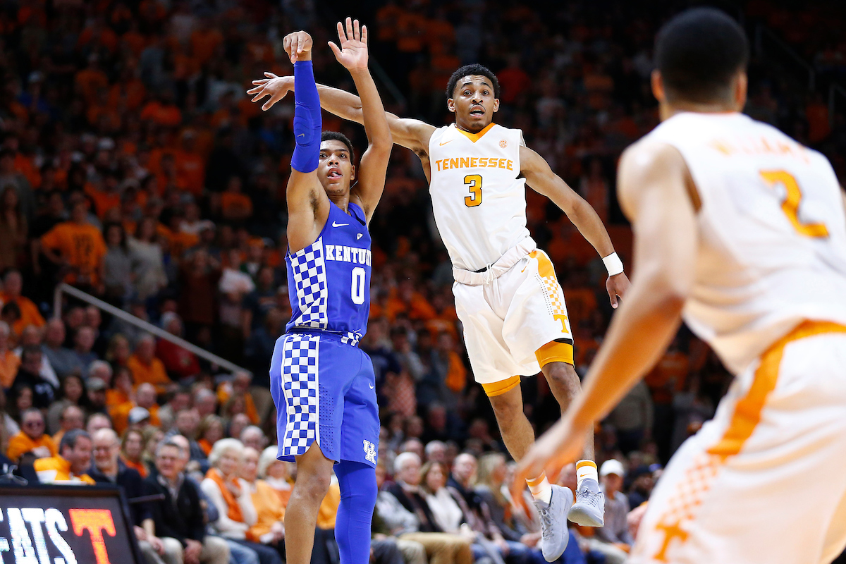 Quade Green.

The University of Kentucky men's basketball team falls to Tennessee 76-65 on Saturday, January 6, 2018, at Thompson-Boling Arena in Knoxville, TN.

Photo by Chet White | UK Athletics