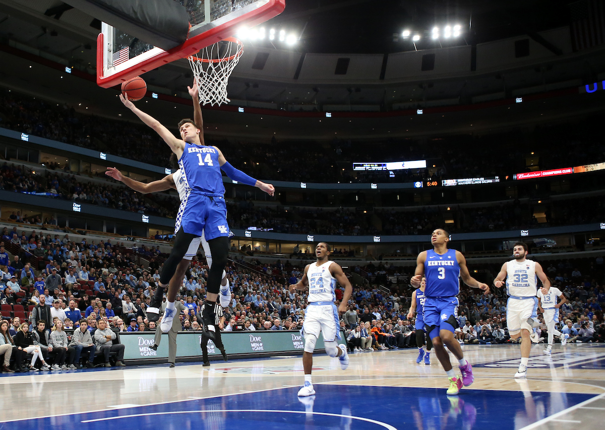 Tyler Herro. 

UK beats to UNC 80-72. 


Photo By Barry Westerman | UK Athletics