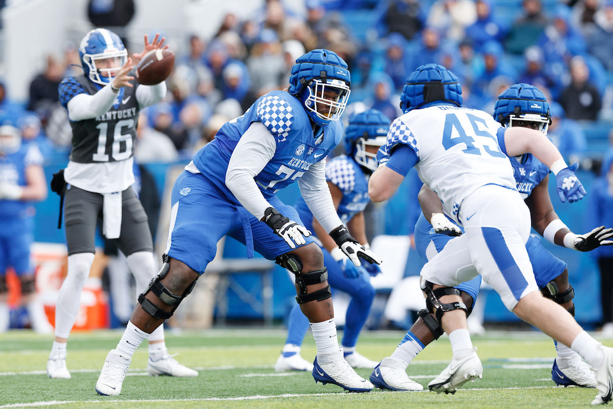 Deuce Hogan.

The Blue-White Spring Game.

Elliott Hess | UK Athletics