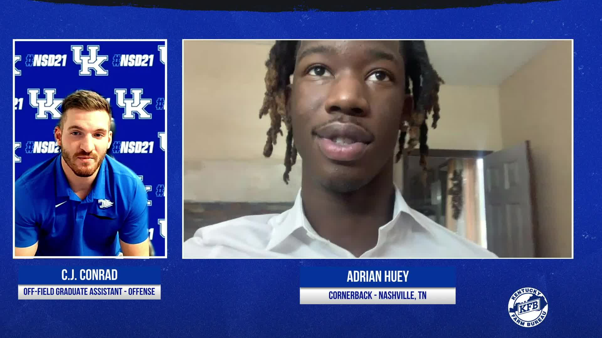 FB: Adrian Huey - Signing Day Interview
