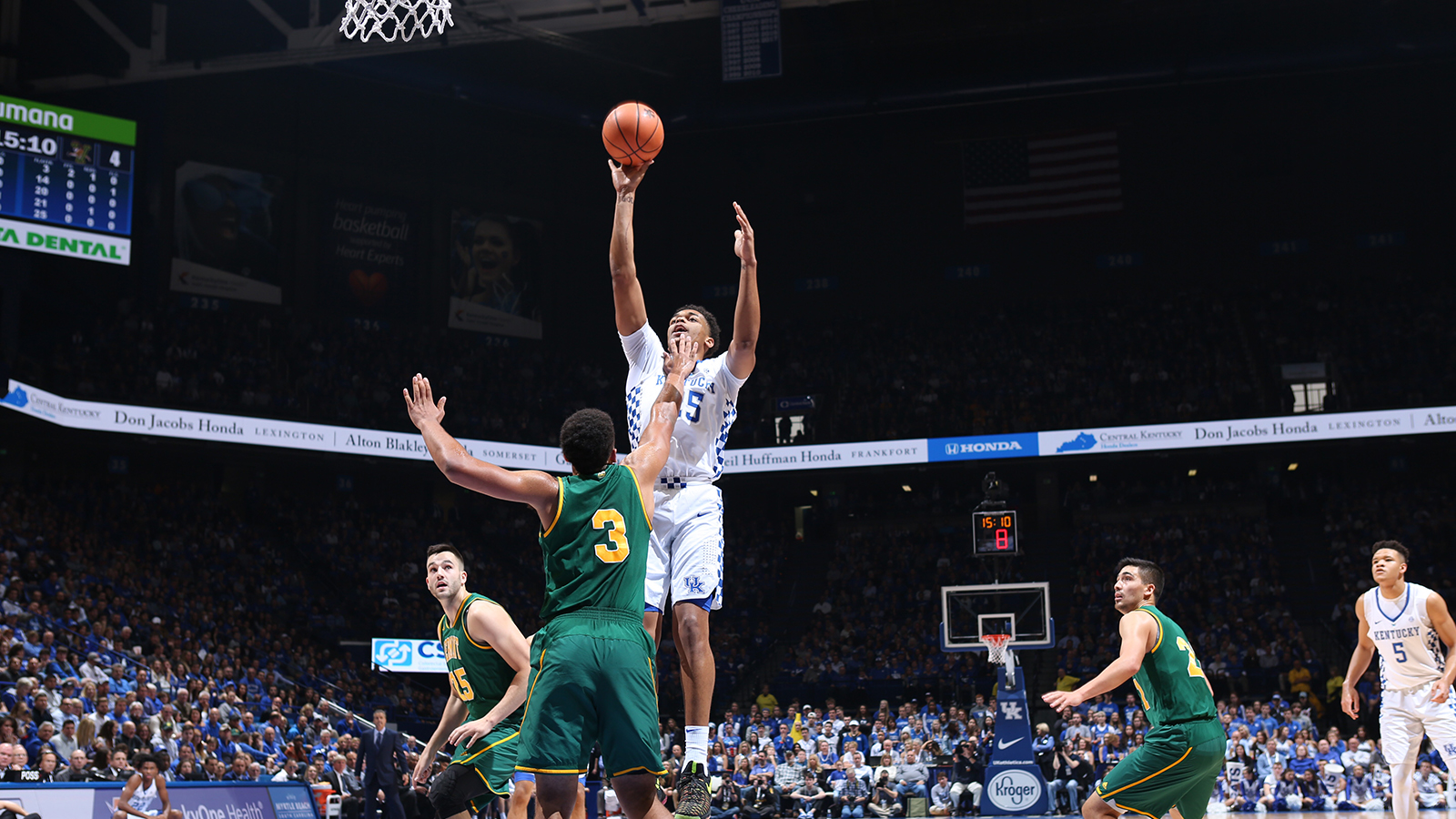 No. 5 Kentucky Holds Off Vermont