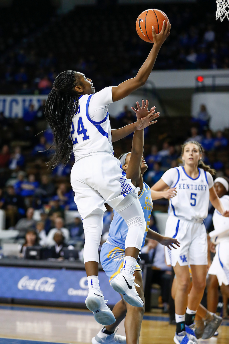 Taylor Murray.

UK women's basketball beat Southern 91-41.

Photo by Chet White | UK Athletics