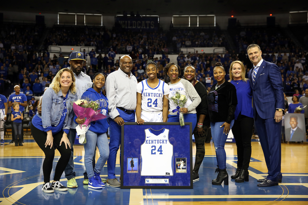 Taylor Murray

The UK Women's Basketball team beat LSU on Senior Day on Sunday, February 24, 2019.

Photo by Britney Howard | UK Athletics