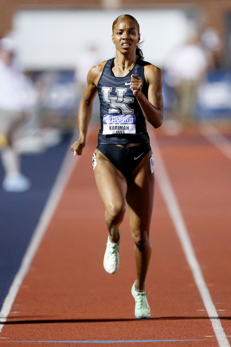 Karimah Davis.

SEC Outdoor Track and Field Championships Day 1.

Photo by Elliott Hess | UK Athletics