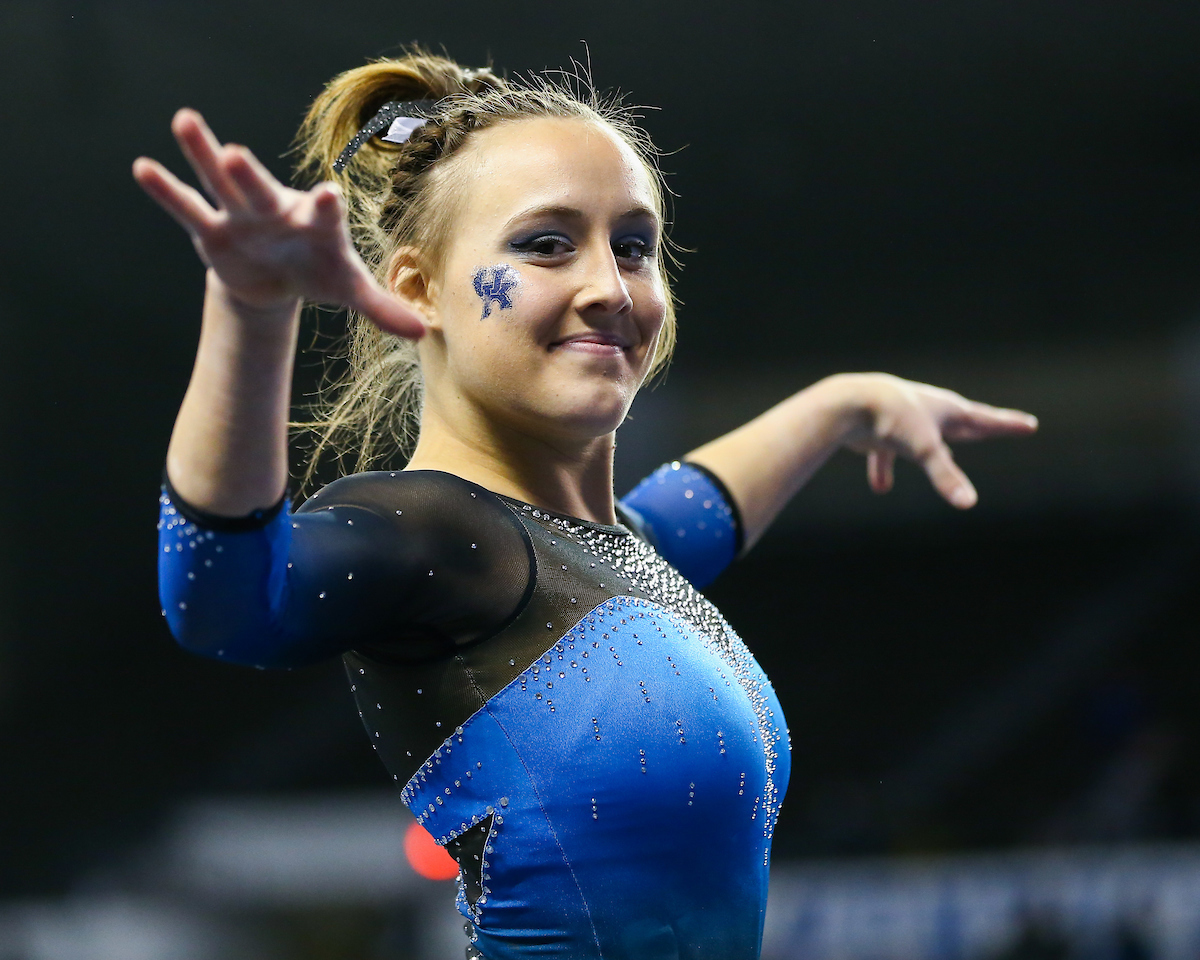 Kentucky wins Quad Meet with a score of 197.450.

Photo by Grace Bradley | UK Athletics