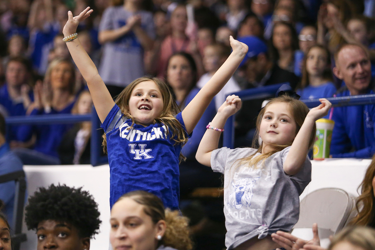 Fans.

Kentucky falls to Georgia 197.050-196.825.

Photo by Hannah Phillips | UK Athletics