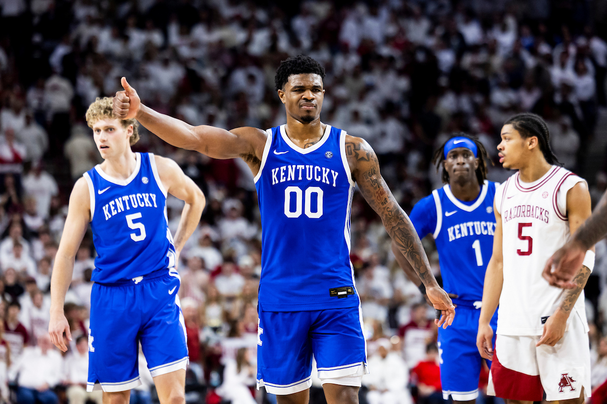 Kentucky-Arkansas Men's Basketball Photo Gallery