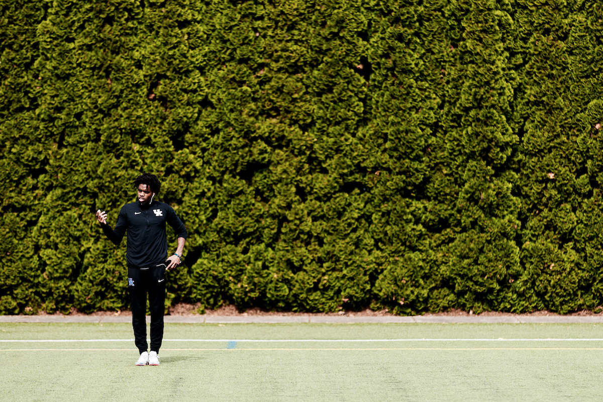Lance Lang.

Shake out.

NCAA Track and Field Outdoor Championships.

Photo by Chet White | UK Athletics