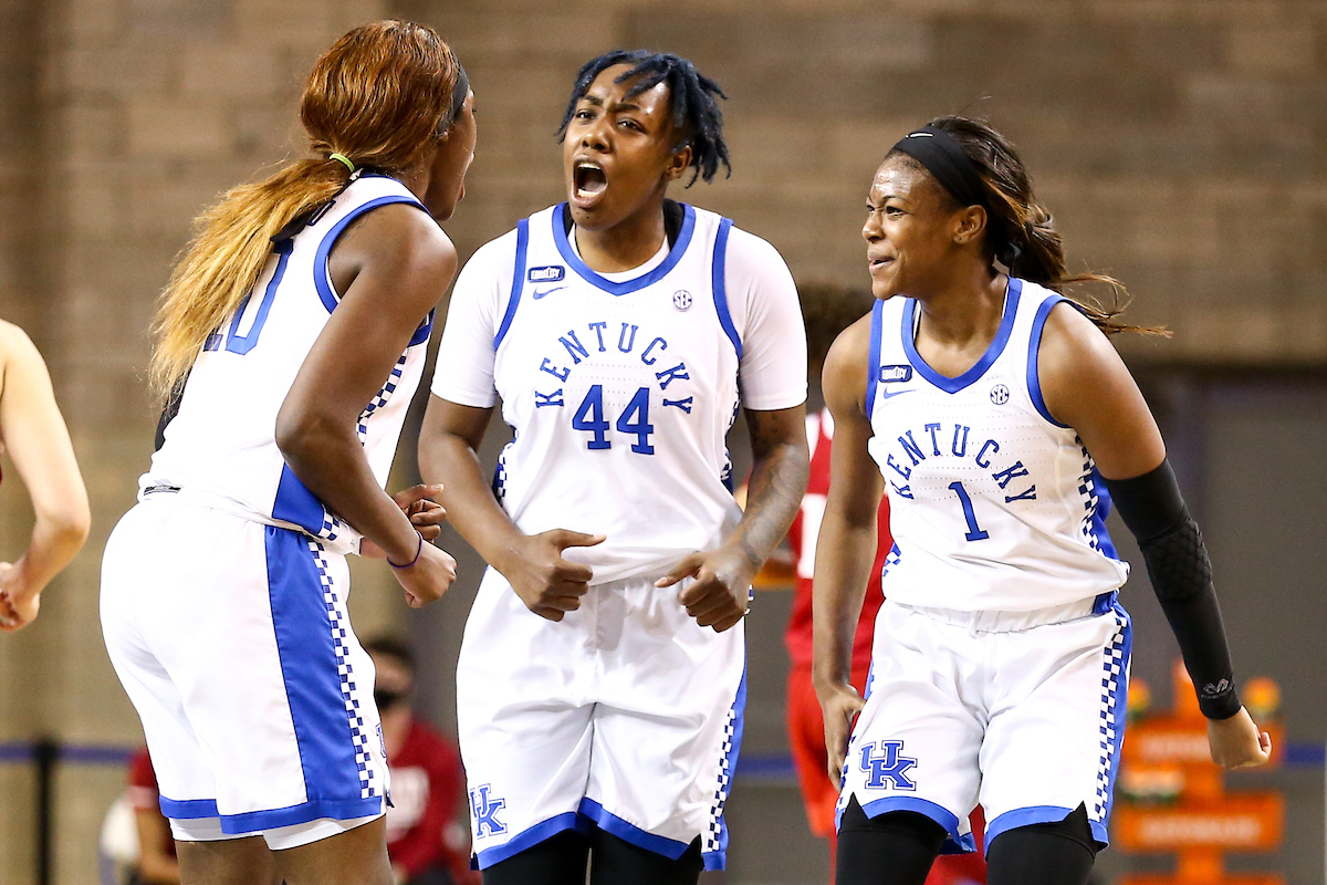 Celebration. 

Kentucky beats Indiana 72-68.

Photo by Eddie Justice | UK Athletics