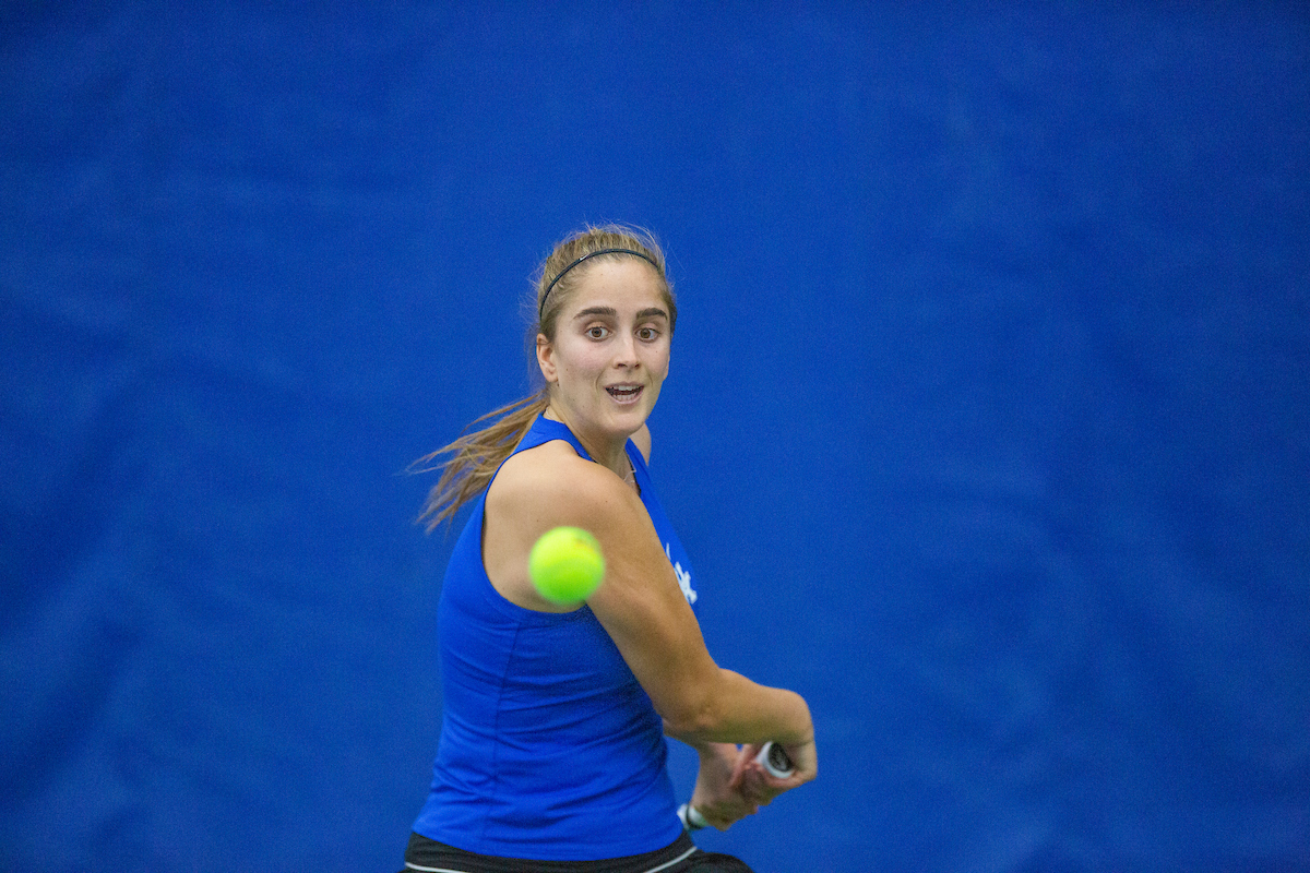 Carlota Molina.

Kentucky defeats Cincinnati 6-1.

Photo by Grace Bradley | UK Athletics
