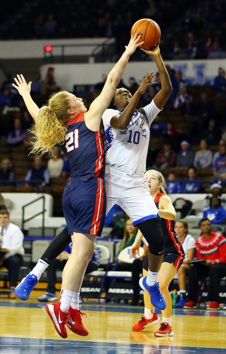 Rhyne Howard

Kentucky beats Samford 79-49. 

Photo by Britney Howard | Staff