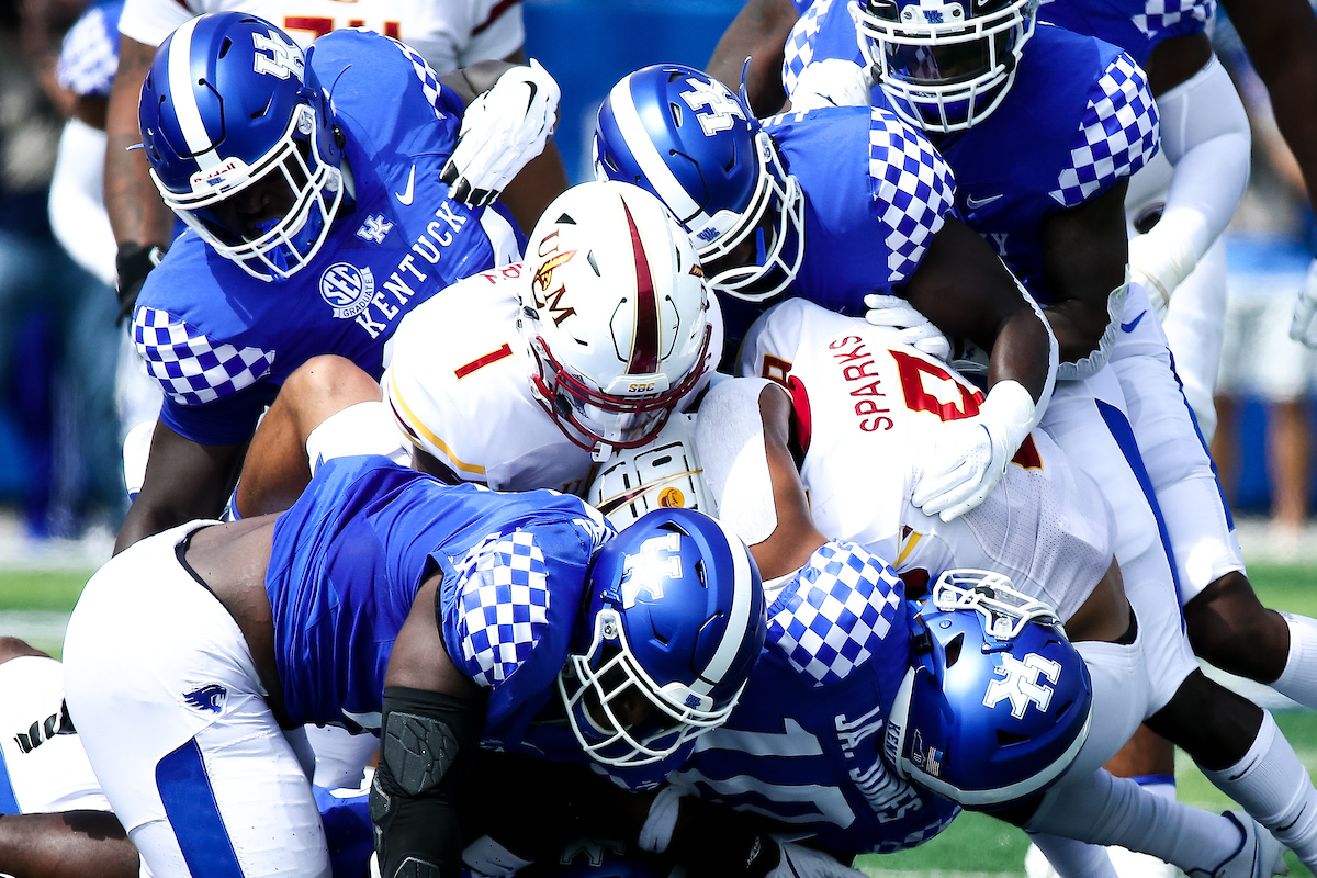 .

UK beat ULM 45-10.

Photo by Eddie Justice | UK Athletics