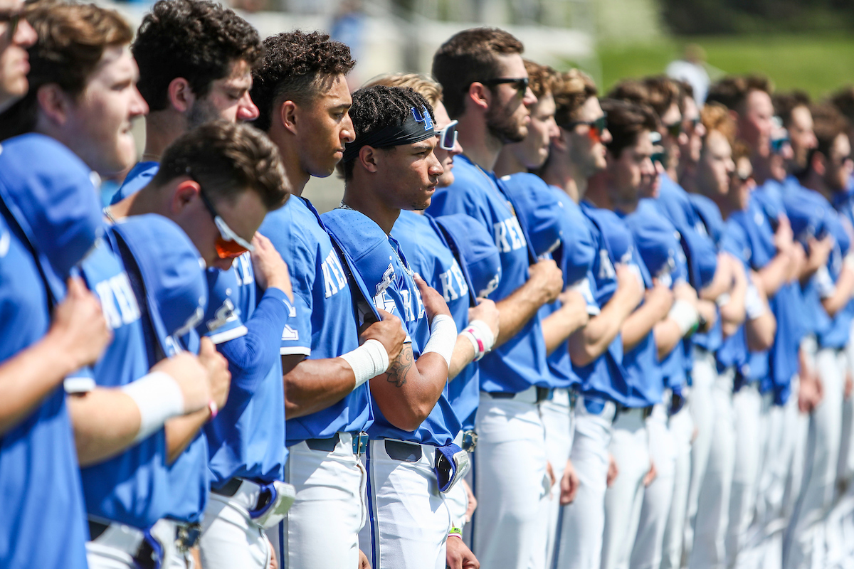 Team.

Kentucky beats Vanderbilt 3-2.

Photo by Sarah Caputi | UK Athletics