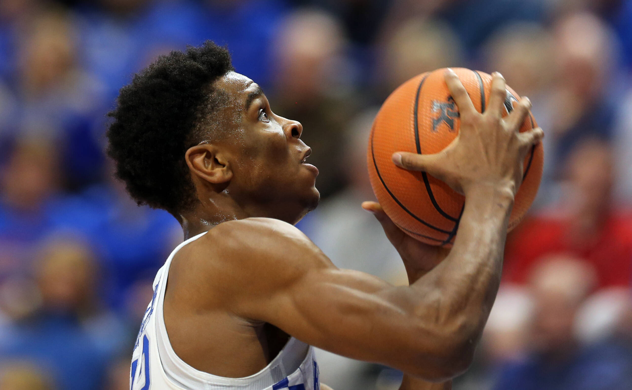 SHAI GILGEOUS-ALEXANDER
The University of Kentucky men's basketball team beat Louisville 90-61 on Friday, December 29, 2017 at Rupp Arena. 

Photo by Britney Howard | UK Athletics